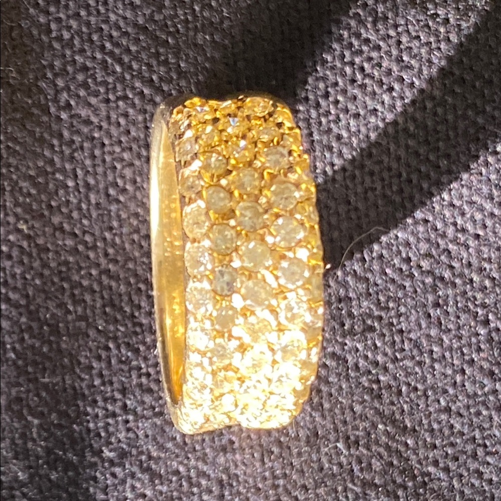 Ladies Diamond Pave Ring Bling